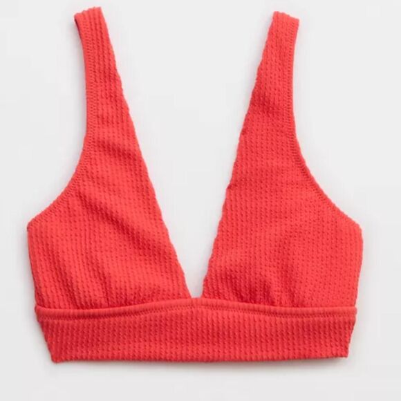 Aerie Women's Red and Orange Bikini-and-tankini-tops - Picture 1 of 5